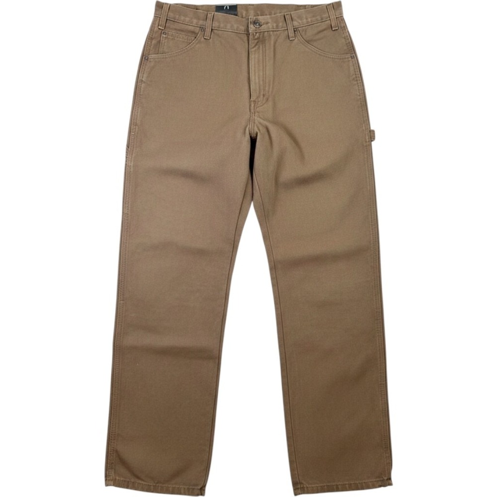 Dickies Relaxed Fit Carpenter Jeans Mens 36x34 Brown Duck Canvas 1939RTB NWT K4